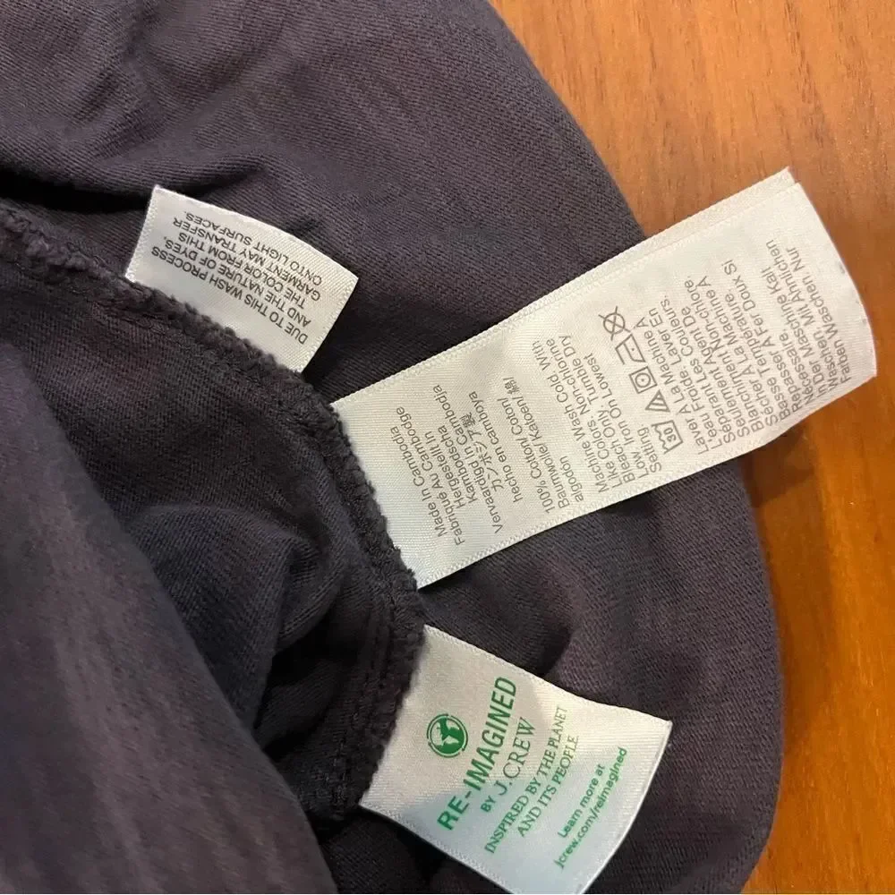 J Crew mens garment dyed t shirt size XXLT